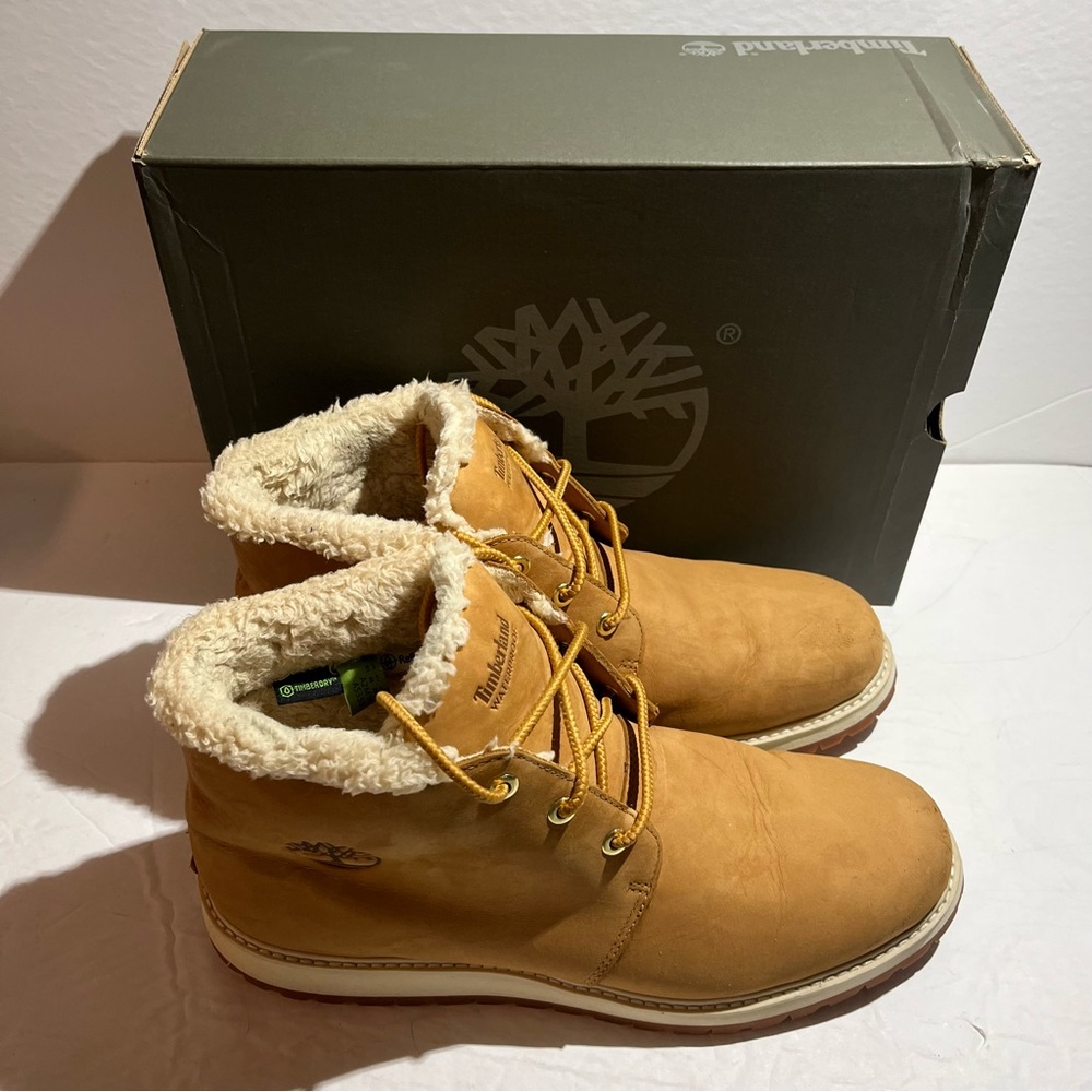 Timberland Richmond Ridge Waterproof Chukka Wheat Nubuck - Golden - Size 11 Men